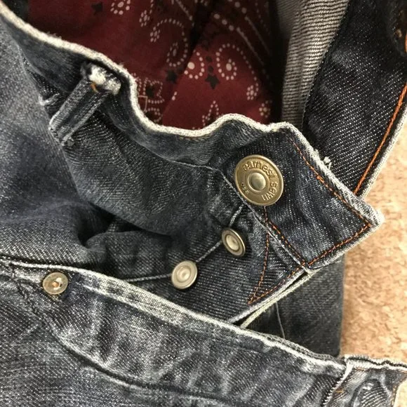 Earnest Sewn blue denim jeans Hemingway 34